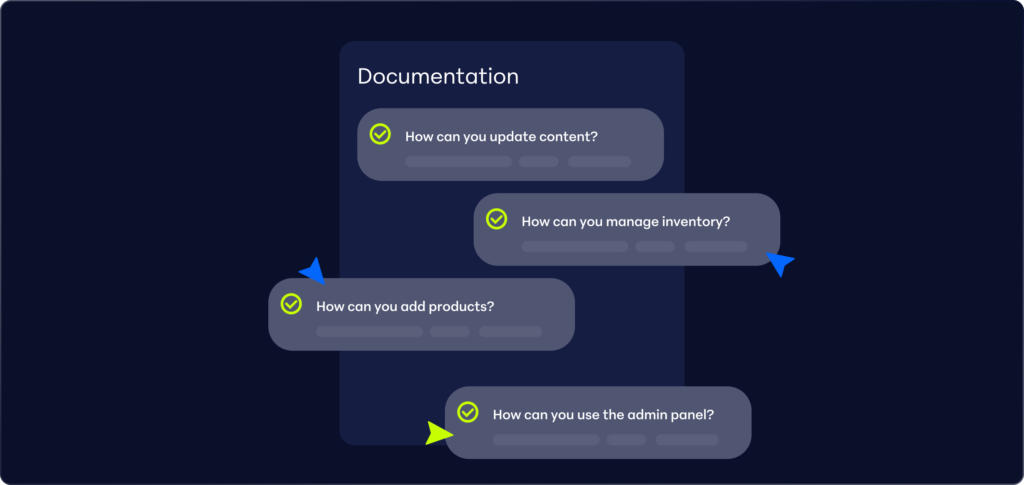 training and documentation
